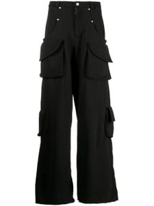 Natasha Zinko pantalon ample à poches cargo - Noir