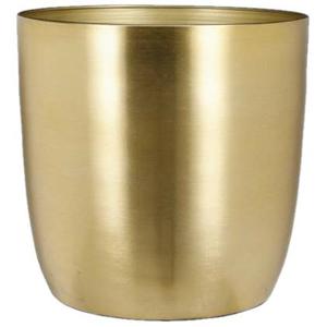 Mica Decorations Plantenpot - metaal goud - 24 x 23 cm