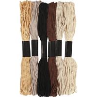 Creativ Company Borduurgaren, dikte 1 mm, naturel, 6 bol/ 1 doos