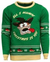 Crash Bandicoot - All I Wumpa Christmas is You Christmas Sweater