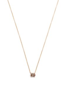 Wouters & Hendrix Gold collier en or rose 18ct pavé de diamants