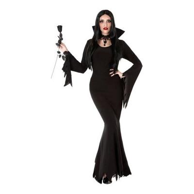 Kostuums voor Volwassenen Zwart Vampiress Spook Sexy (1 Onderdelen) - Maat: XS/S - Maat: XS/S