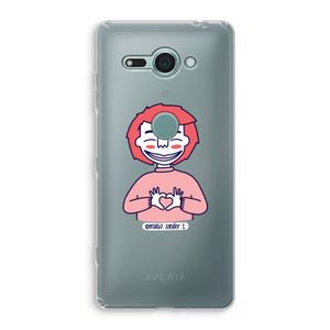 Hartje: Sony Xperia XZ2 Compact Transparant Hoesje