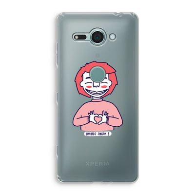 Hartje: Sony Xperia XZ2 Compact Transparant Hoesje