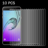 10 stuks voor Galaxy A7 (2017) / A720 0 26 mm 9H oppervlaktehardheid 2.5D explosieveilige getemperd glas scherm Film