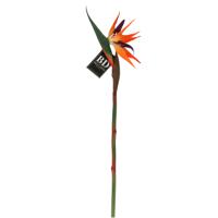 Kunstbloem Strelitzia/Paradijsvogelplant - 84 cm - losse steel - kunst zijdebloem