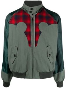 Maison Margiela x Pendleton veste bomber à empiècements - Vert