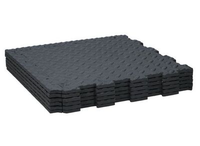 6 Black+Decker Vloermatten - 40 x 40 x 1 cm - Vloerbescherming