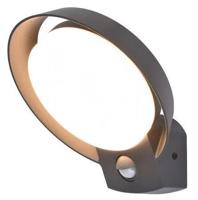 Buitenlamp met sensor &apos;Polo&apos; voordeur verlichting downlighter Lutec 16 cm