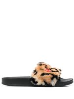 Marni claquettes à logo brodé - Tons neutres