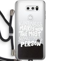 The prettiest: LG V30 Transparant Hoesje met koord