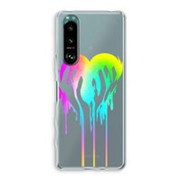 Hold My Heart: Sony Xperia 5 III Transparant Hoesje