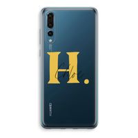 Amber Script: Huawei P20 Pro Transparant Hoesje
