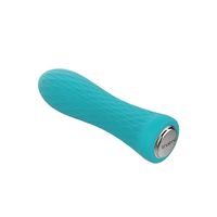 Nalone - Ian Siliconen Bullet Vibrator USB-oplaadbaar Blauw - thumbnail