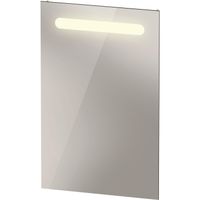 Spiegel Duravit No.1 Met Horizontale LED Verlichting 45x3.5x70 cm Mat Wit Duravit - thumbnail