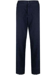 Kiton pantalon chino à coupe droite - Bleu