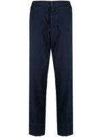 Kiton pantalon chino à coupe droite - Bleu