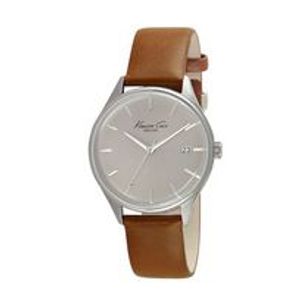 Horlogeband Kenneth Cole 10029307 Leder Bruin