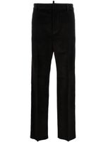 DSQUARED2 pantalon droit en velours côtelé - Noir