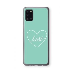 Best heart pastel: Samsung Galaxy A31 Transparant Hoesje