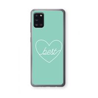 Best heart pastel: Samsung Galaxy A31 Transparant Hoesje