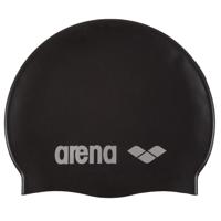 Arena Classic Silicone swimcap zwart/zilver