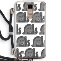 Cats: LG K10 (2016) Transparant Hoesje met koord