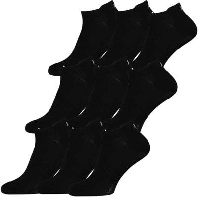 Xtreme Fitness Sneakersokken 9-pack Zwart-42/45
