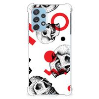 Extreme Case Samsung Galaxy A73 Skull Red
