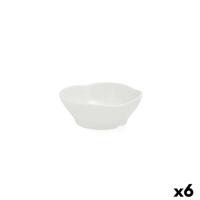 Kom Quid Select Wit Plastic 12,5 x 12,5 x 4,5 cm (6 Stuks)