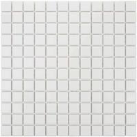 The Mosaic Factory London Mozaïek Tegel Vierkant - Porselein Super Wit Ongeglazuurd, R11 300x300 mm