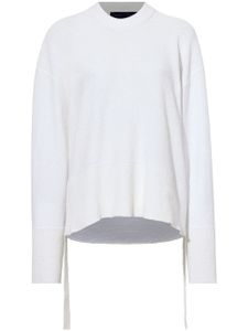 Proenza Schouler pull Amy en tweed - Blanc