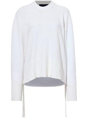 Proenza Schouler sweat Amy en tweed - Blanc