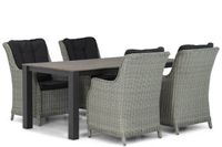 Garden Collections Buckingham/Valley 180 cm dining tuinset 5-delig - thumbnail