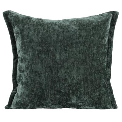 2e Halve Prijs Leen Bakker - Sierkussen Amber - 45x45 Cm - Polyester - Groen - 10x45x45 Cm