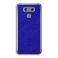 Majorelle Blue: LG G6 Transparant Hoesje