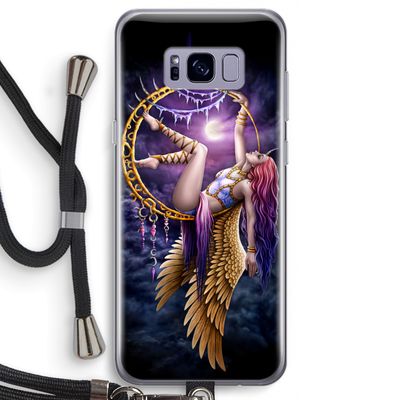 Aerial Angel: Samsung Galaxy S8 Transparant Hoesje met koord