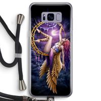 Aerial Angel: Samsung Galaxy S8 Transparant Hoesje met koord