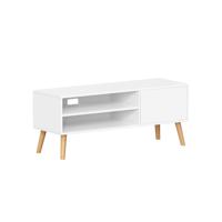 TV-meubel met 1 deur 40 x 120 x 49 cm wit