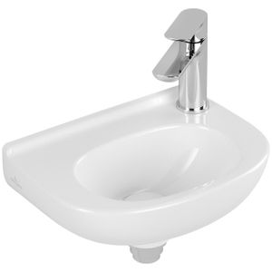 Villeroy & Boch O.novo Compact fontein 36x27,5cm zonder overloop en doortikbaar kraangat wit 53603701