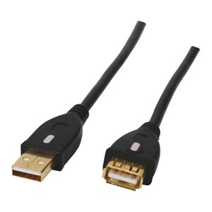 Hoge kwaliteit vergulde USB 2.0 verlengkabel [1.8/3m]