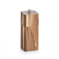 Zeller Peper/zout molens - acacia hout - 13 x 5 cm - Keuken/koken - Pepermolen - Zoutmolen Zeller Peper/zout molens - acacia hout - 13 x 5 cm - Keuken/koken - Pepermolen - Zoutmolen