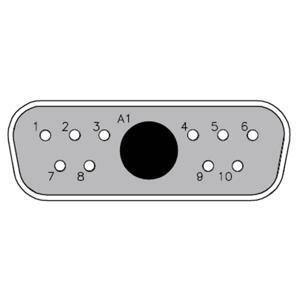 Molex 1731070601 D-sub connector Aantal polen: 11 Soldeerpennen 1 stuk(s) Bulk