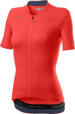 Castelli Anima 3 korte mouw fietsshirt roze dames S