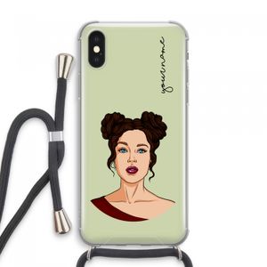 Pop-Art Creator: iPhone XS Max Transparant Hoesje met koord