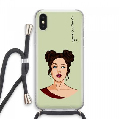 Pop-Art Creator: iPhone XS Max Transparant Hoesje met koord