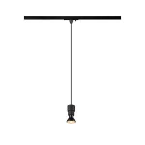 SLV PURI 1008207 LED-hanglamp 1-fasig GU10 6 W Zwart