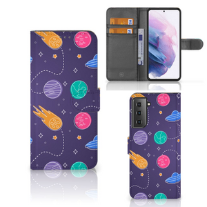 Samsung Galaxy S21 Plus Wallet Case met Pasjes Space