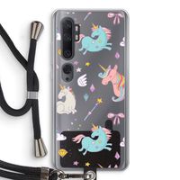Fantasiewereld: Xiaomi Mi Note 10 Transparant Hoesje met koord