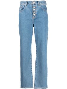 MOSCHINO JEANS straight-leg denim pants - BLUE